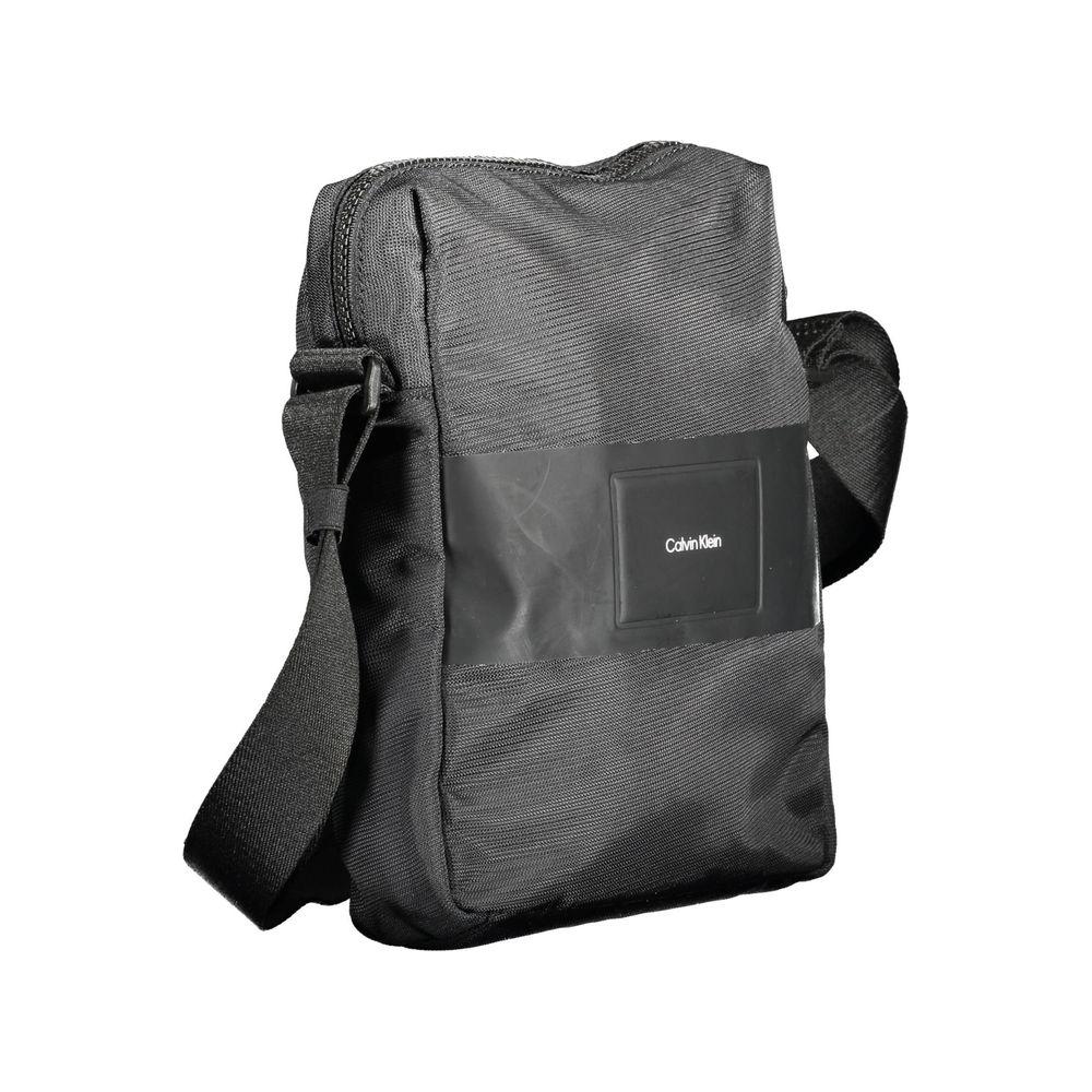 Calvin Klein Black Polyester Men Shoulder Bag Calvin Klein Dark Slate Gray