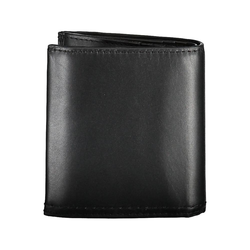 Calvin Klein Black Leather Men Wallet Calvin Klein Dark Slate Gray