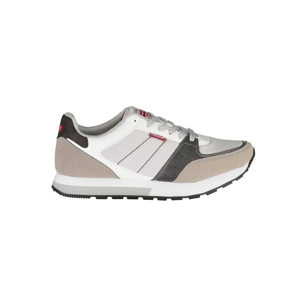Carrera Gray Polyester Men Sneaker Carrera Light Gray