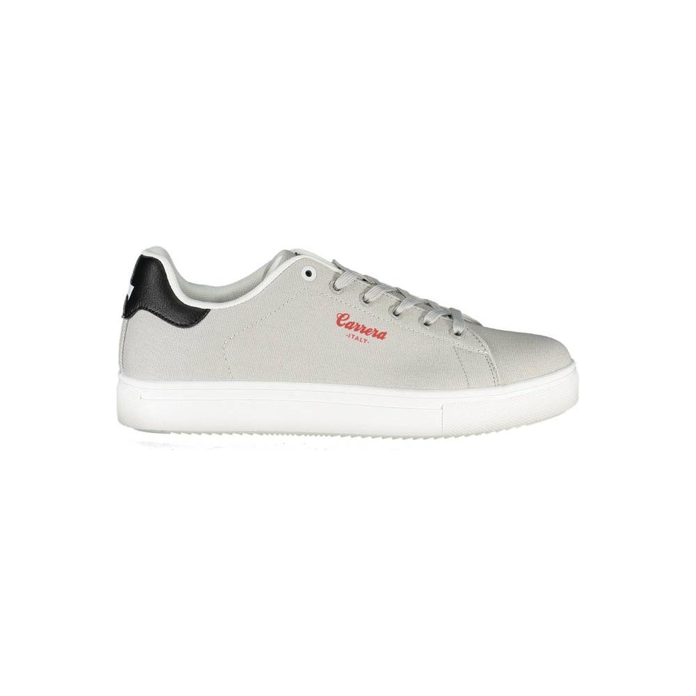 Carrera Gray Polyester Men Sneaker Carrera Light Gray