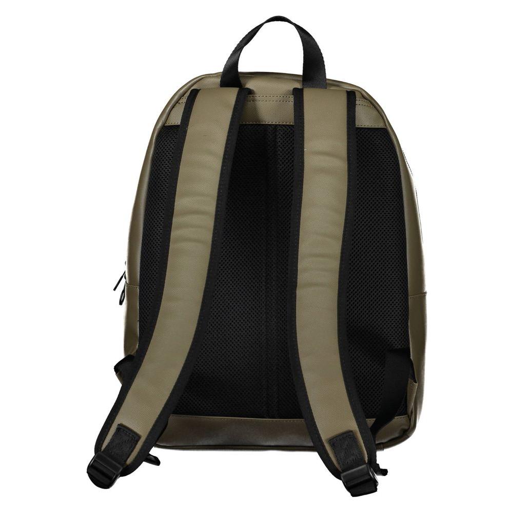 Tommy Hilfiger Green Polyethylene Men Backpack Tommy Hilfiger Black