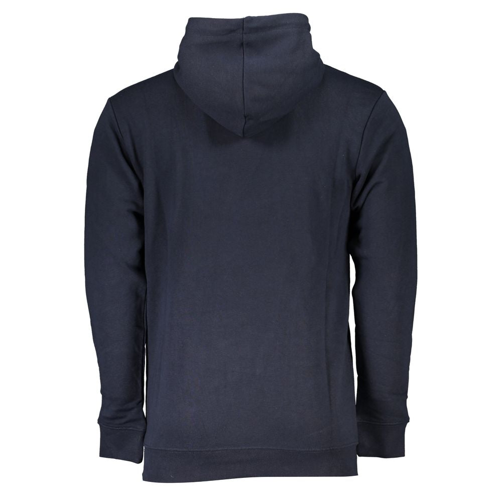 Cavalli Class Blue Cotton Men Sweater Cavalli Class Dark Slate Gray