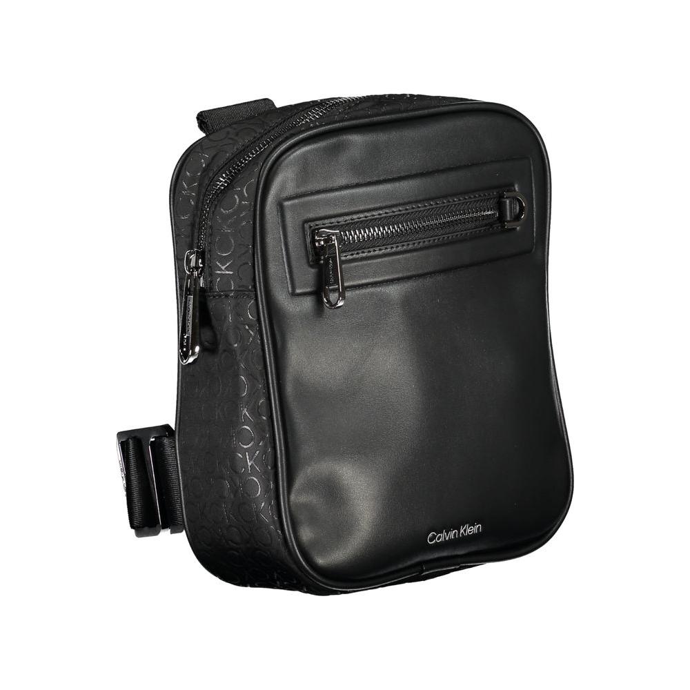 Calvin Klein Sleek Urban Shoulder Bag with Contrast Details Calvin Klein Dark Slate Gray
