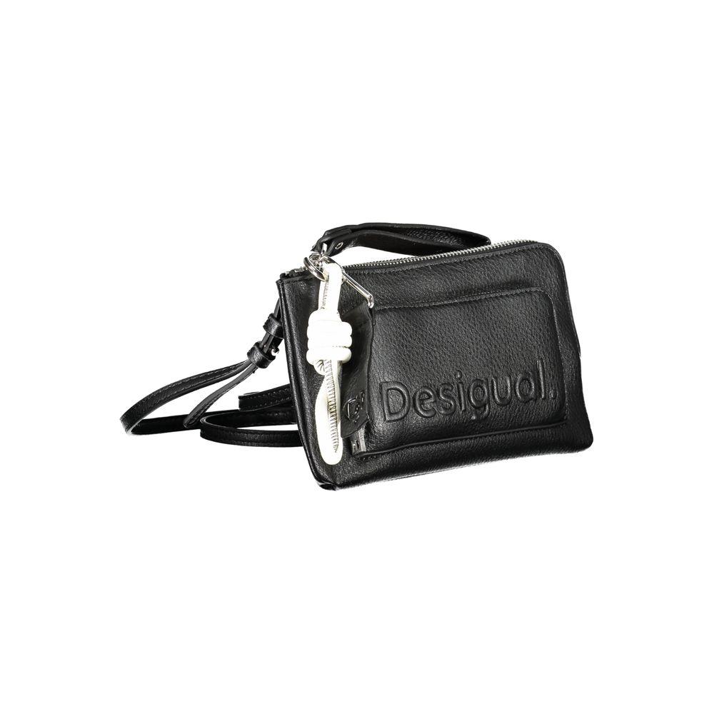 Desigual Black Polyethylene Handbag Desigual Dark Slate Gray