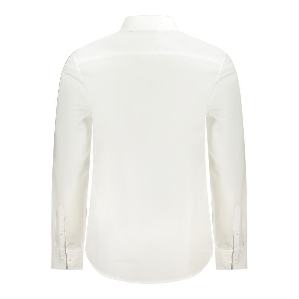 Calvin Klein White Cotton Shirt Calvin Klein Beige