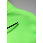 Dolce & Gabbana Green Polyester Hooded Sportswear Vest Sweater TSH90317