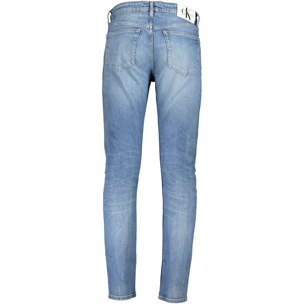 Calvin Klein Light Blue Cotton Men Jeans