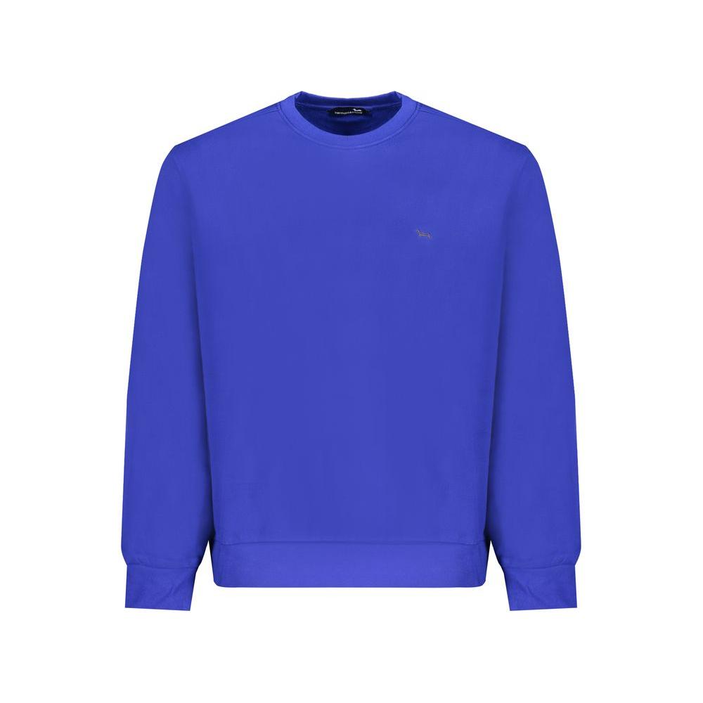 Harmont & Blaine Blue Cotton Sweater