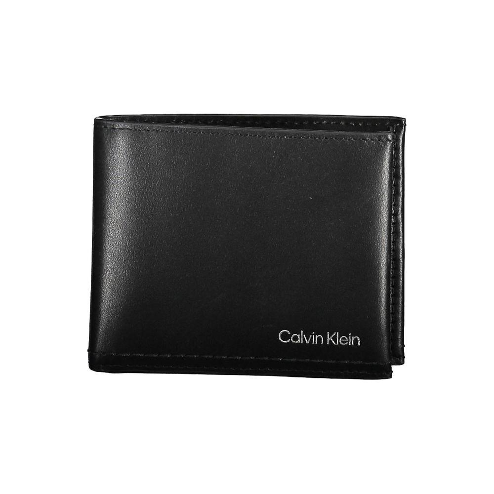 Calvin Klein Black Leather Men Wallet