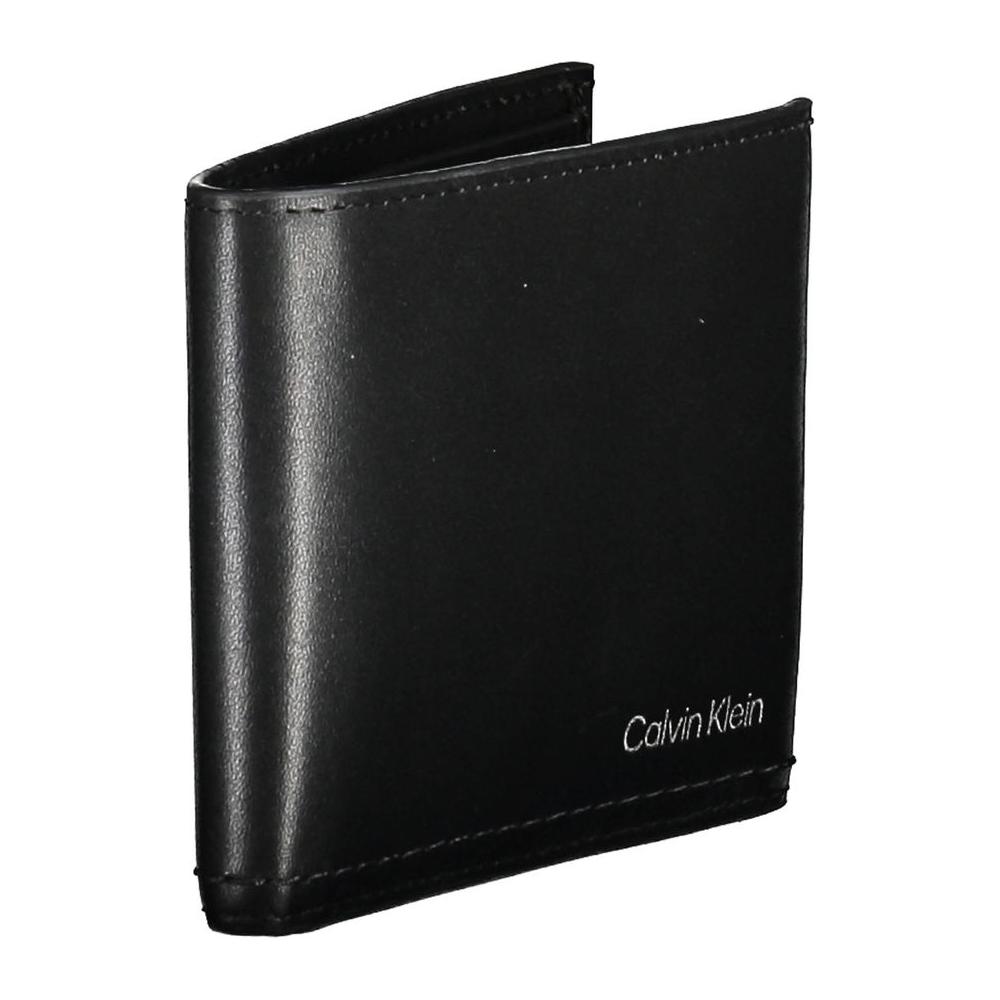 Calvin Klein Black Leather Men Wallet