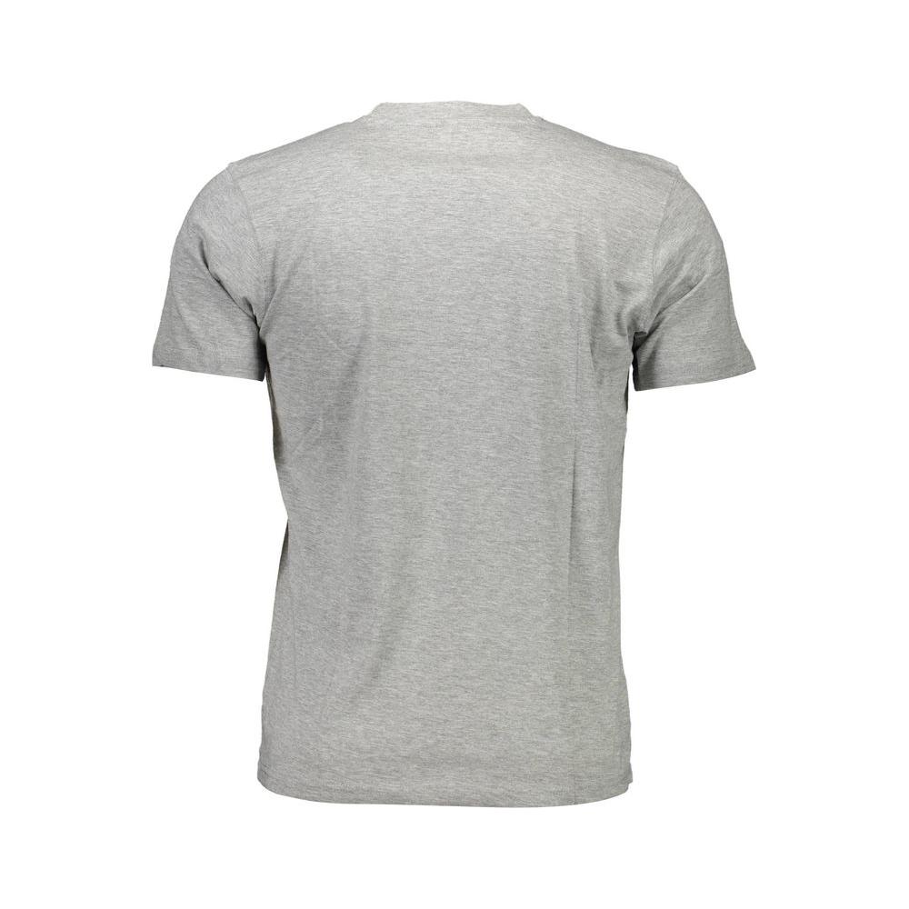 Sergio Tacchini Gray Cotton Men T-Shirt