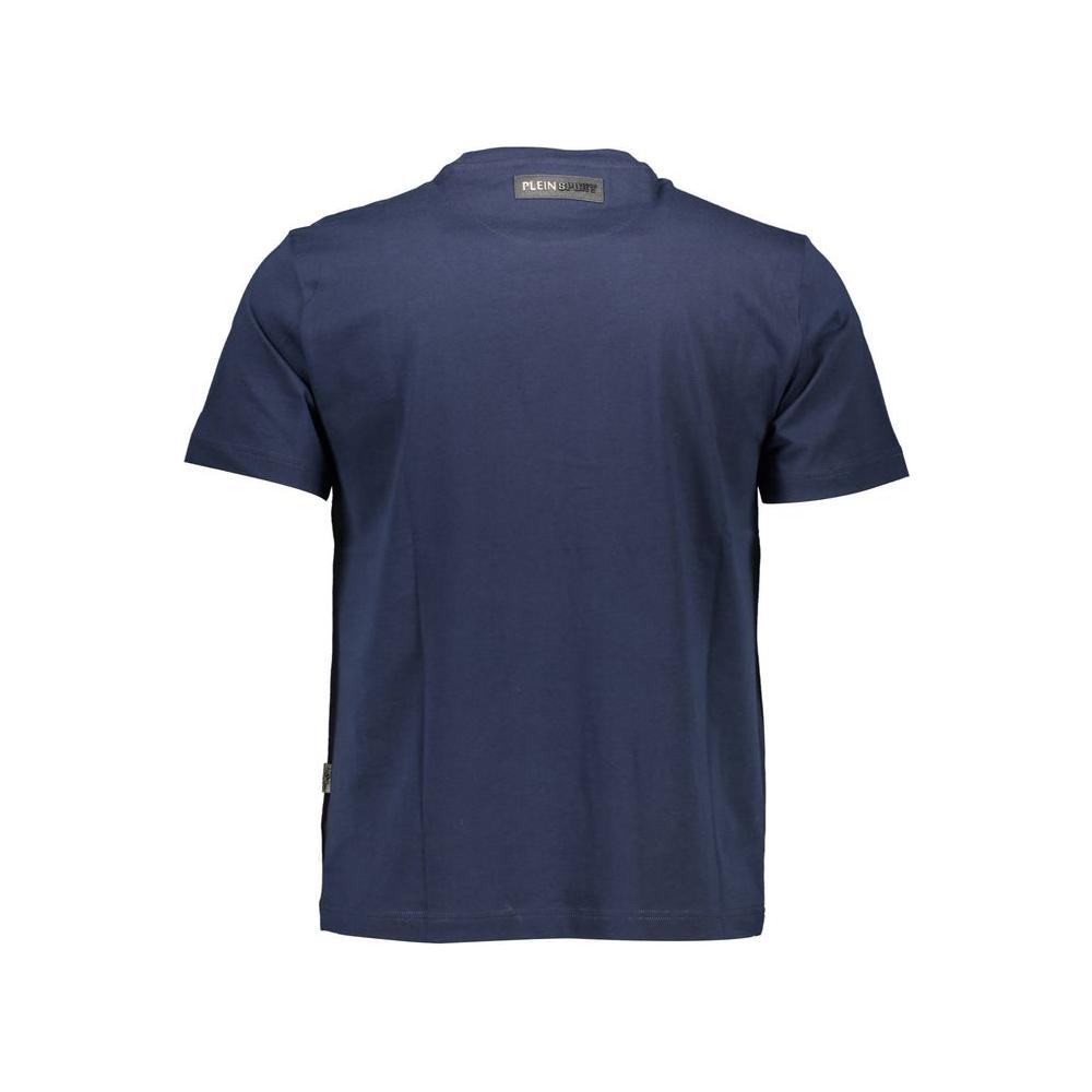 Plein Sport Blue Cotton Men T-Shirt