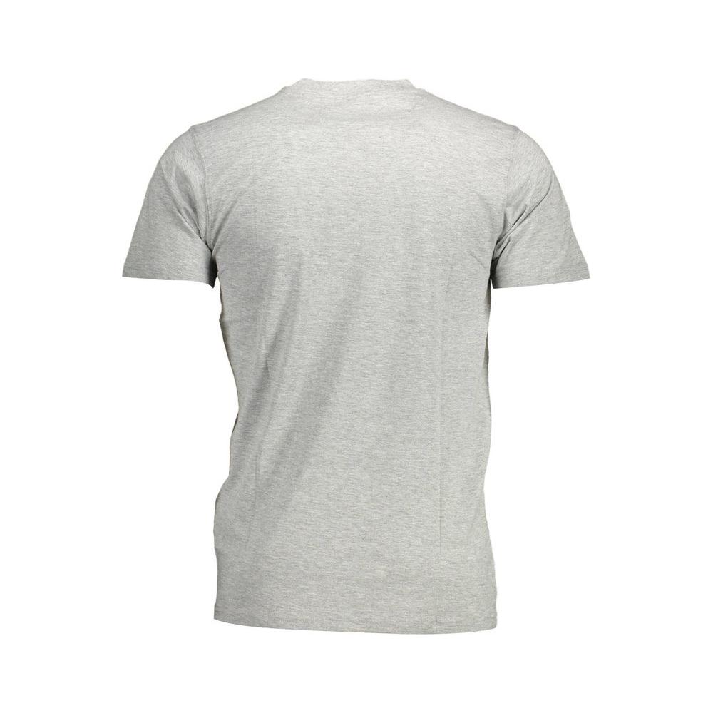 Sergio Tacchini Gray Cotton Men T-Shirt