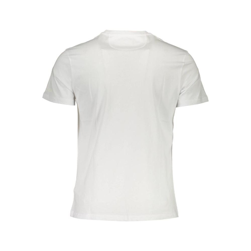 La Martina White Cotton Men T-Shirt