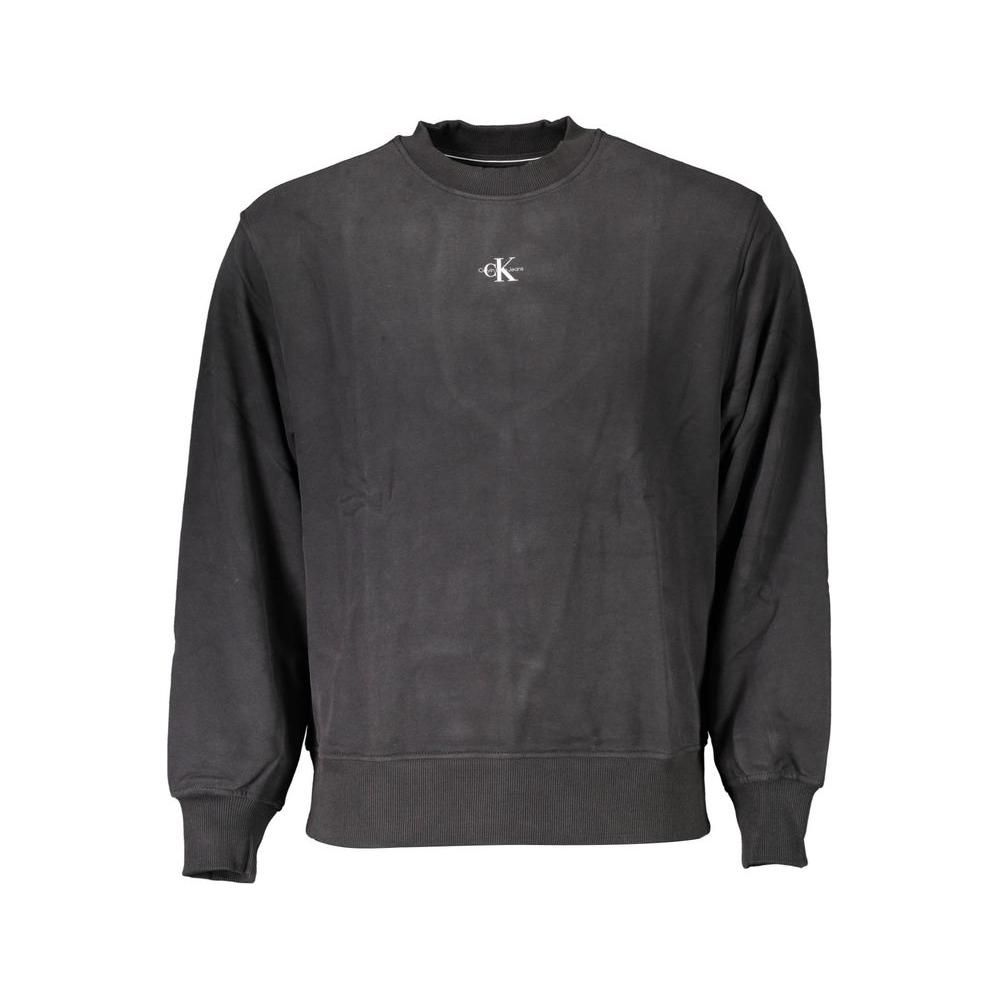 Calvin Klein Black Cotton Men Sweater