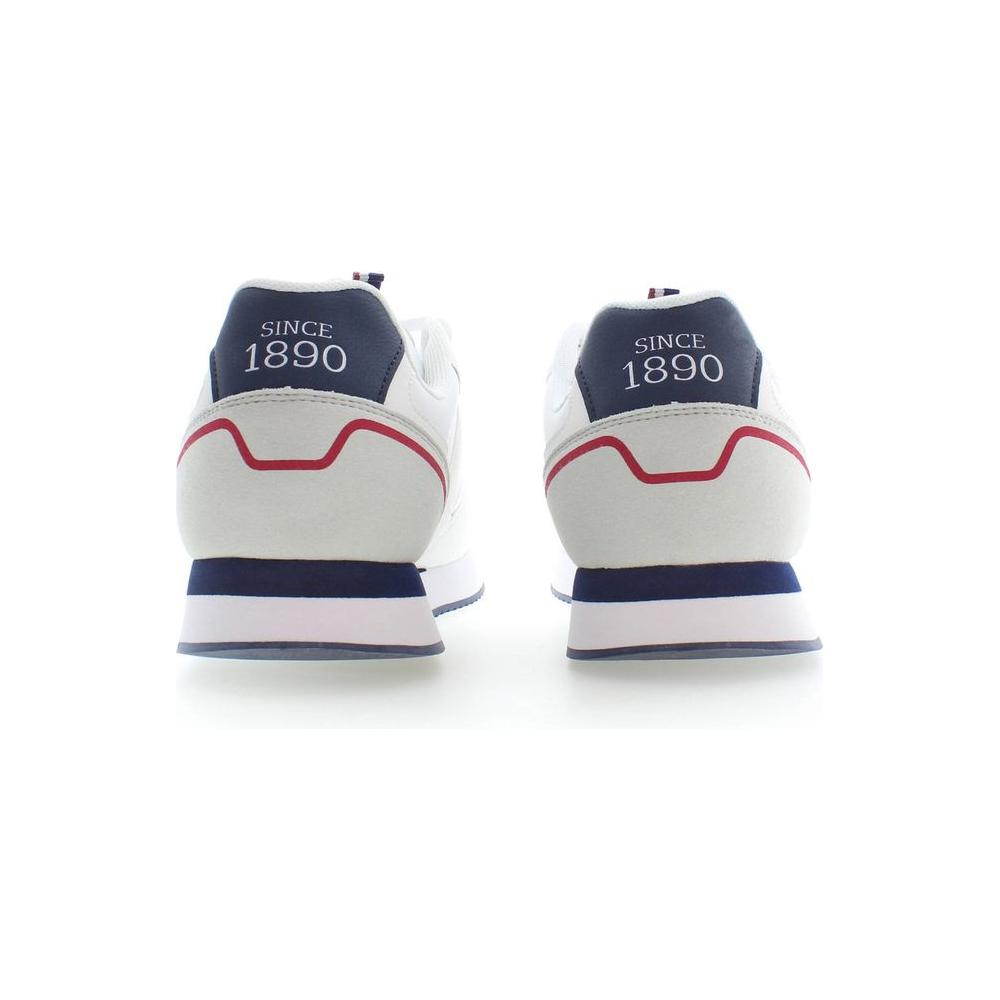 U.S. POLO ASSN. White Polyester Men Sneaker