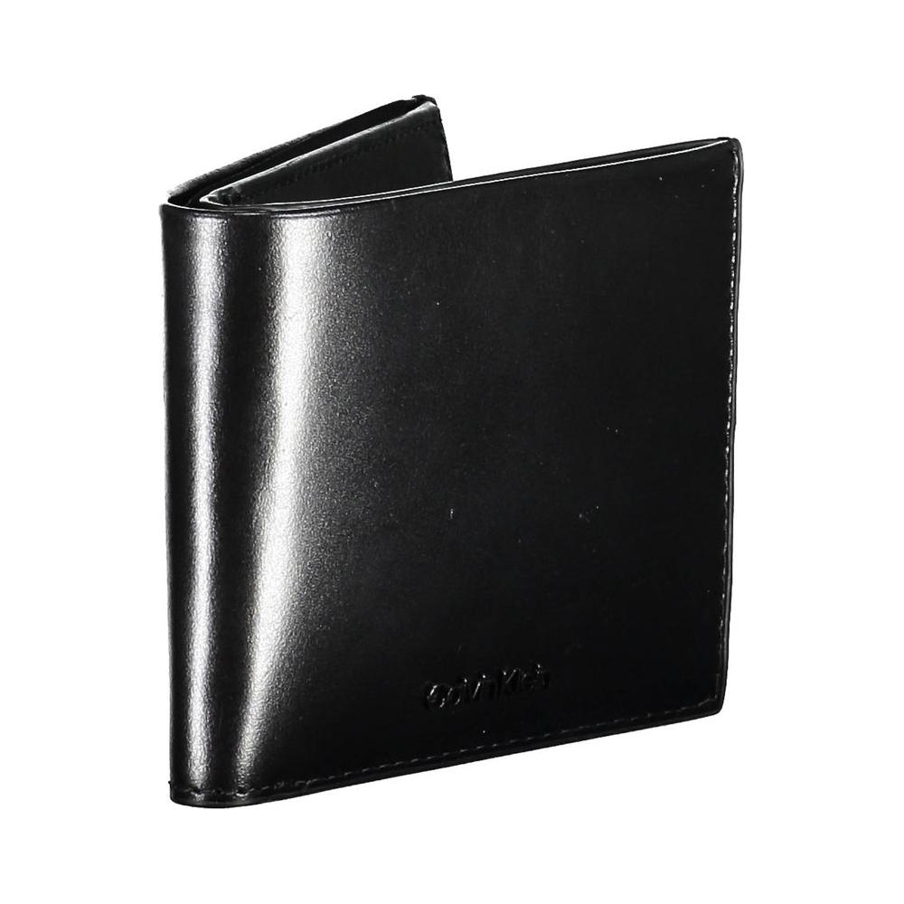 Calvin Klein Black Leather Men Wallet
