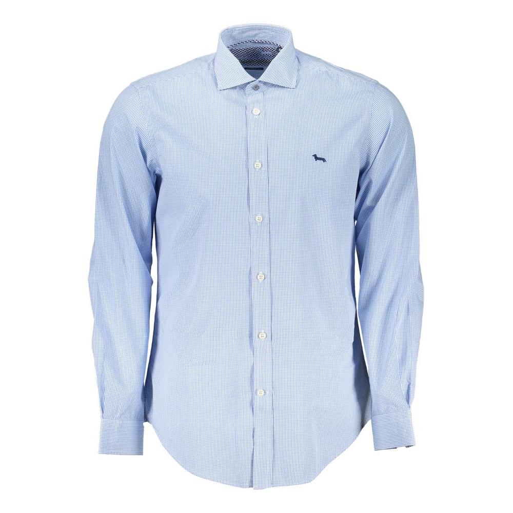 Harmont & Blaine Light Blue Cotton Men Shirt