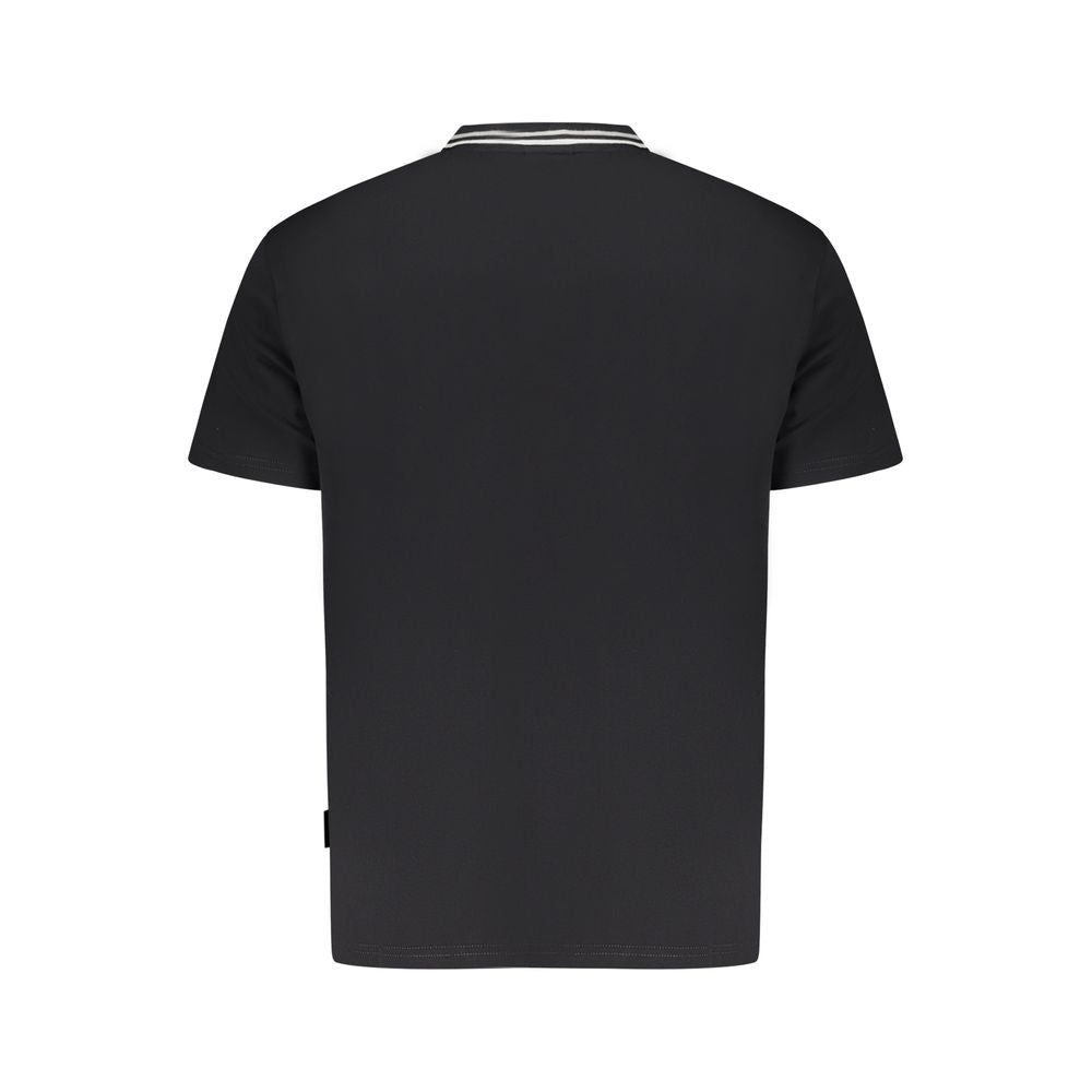 Napapijri Black Cotton T-Shirt