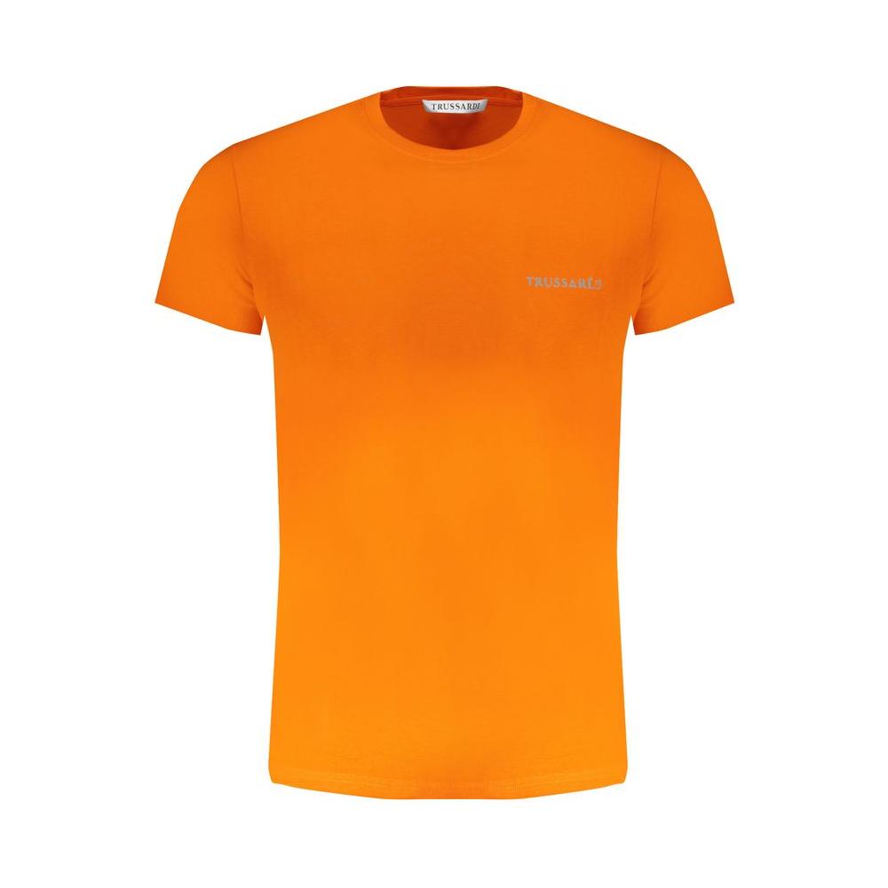 Trussardi Orange Cotton T-Shirt