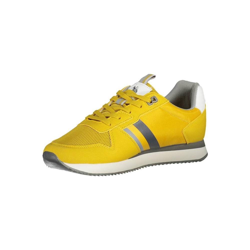 U.S. POLO ASSN. Yellow Polyester Men Sneaker