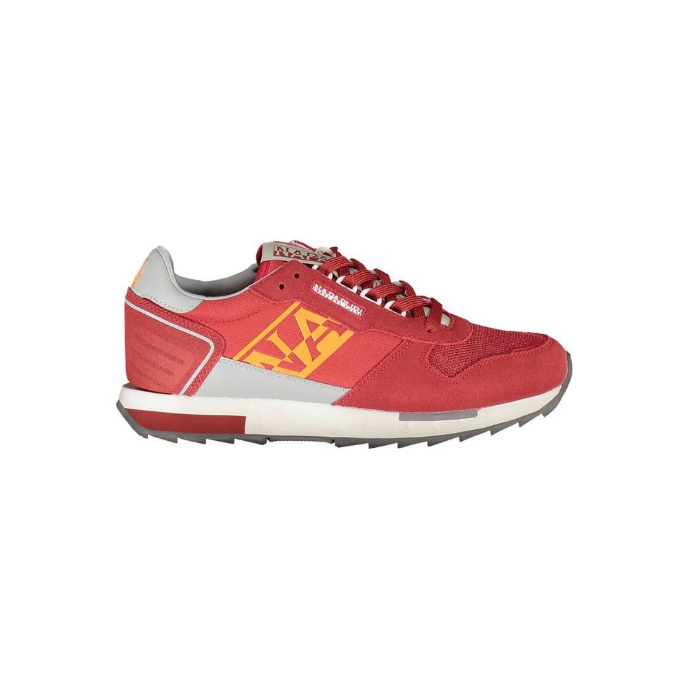 Napapijri Red Polyester Men Sneaker