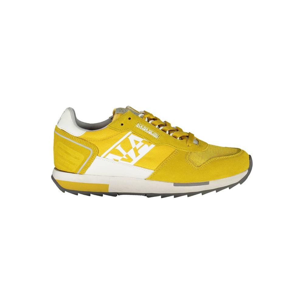Napapijri Yellow Polyester Men Sneaker