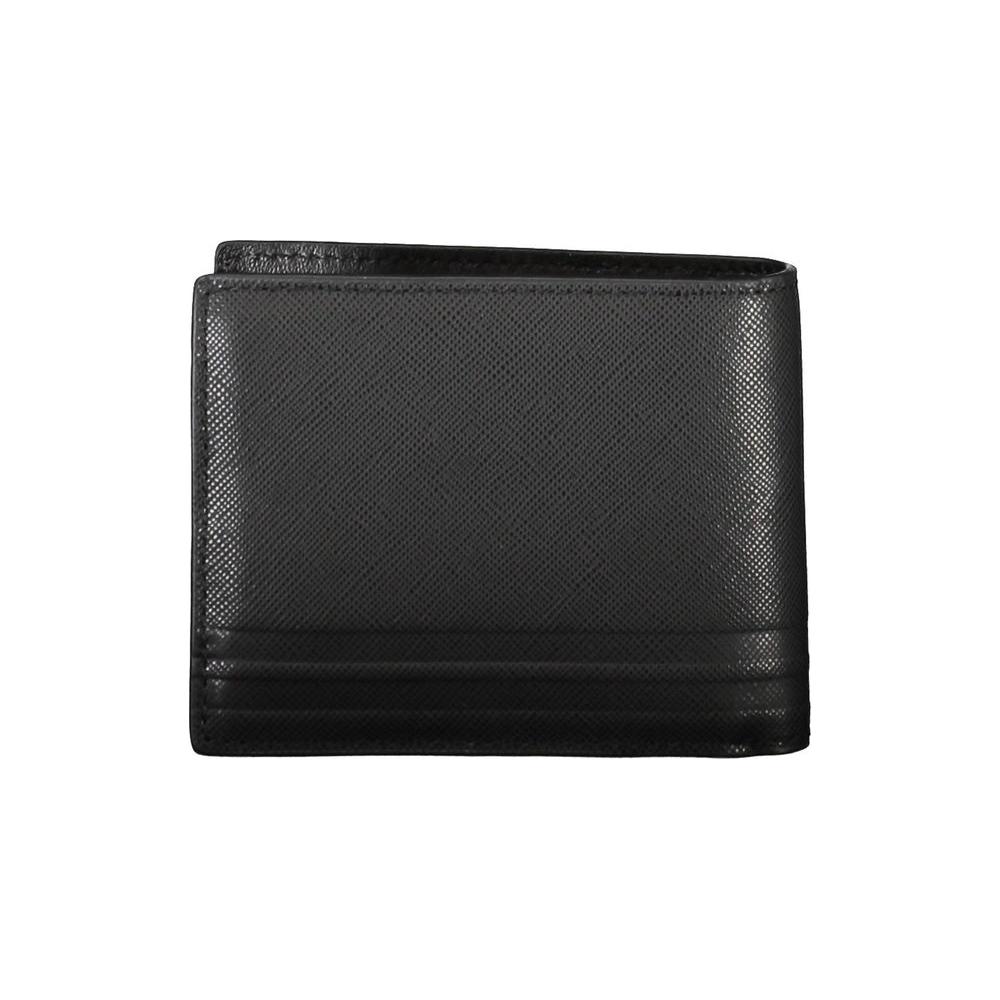 Tommy Hilfiger Black Leather Mens Wallet
