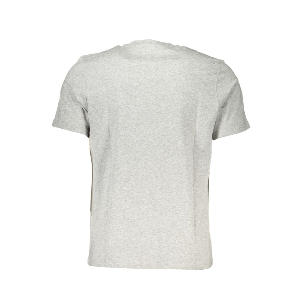North Sails Gray Cotton Men T-Shirt