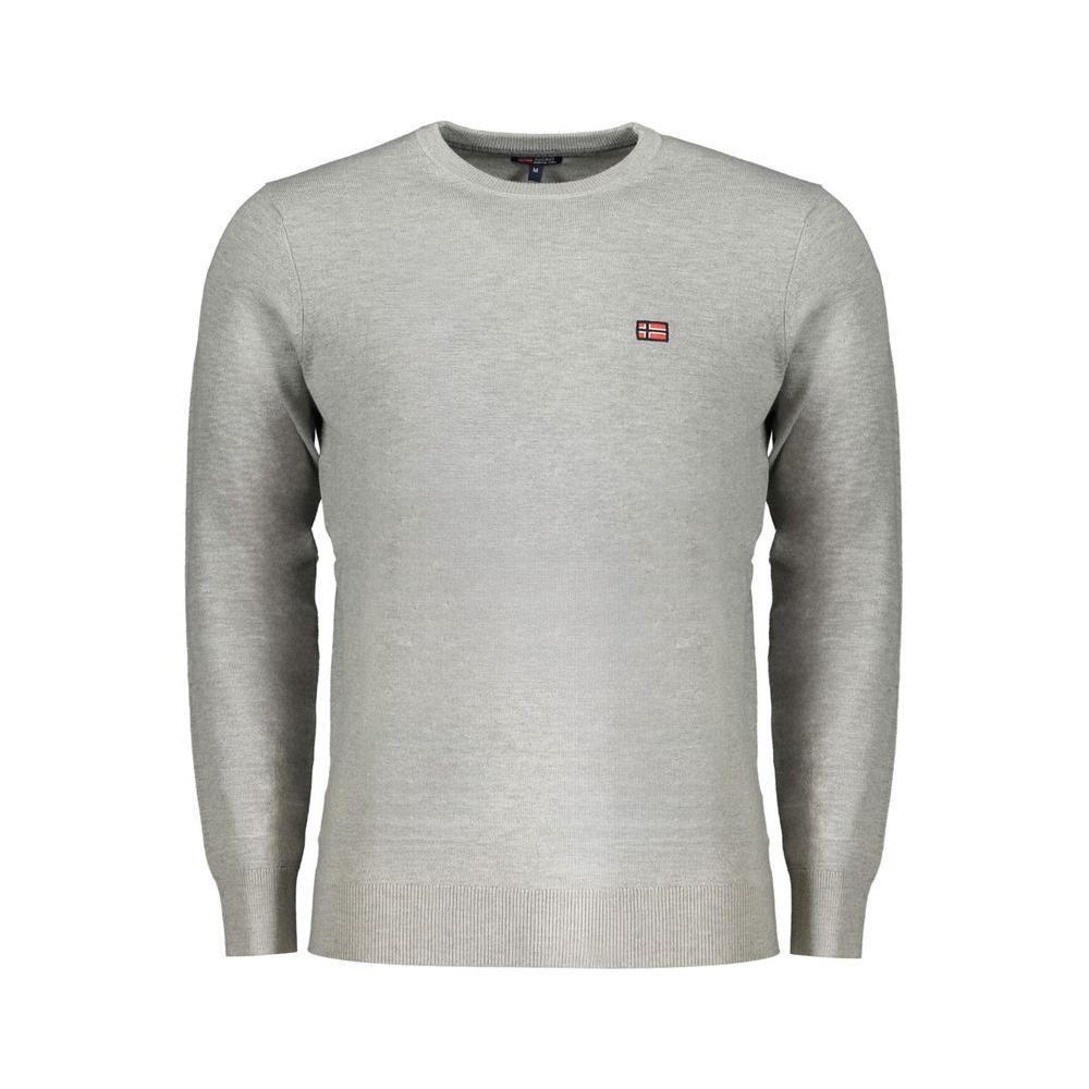 Norway 1963 Gray Polyester Men Sweater