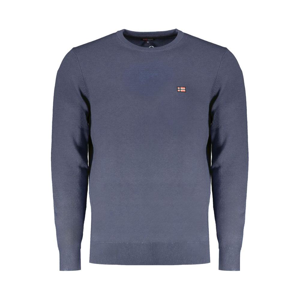 Norway 1963 Blue Wool Men Sweater