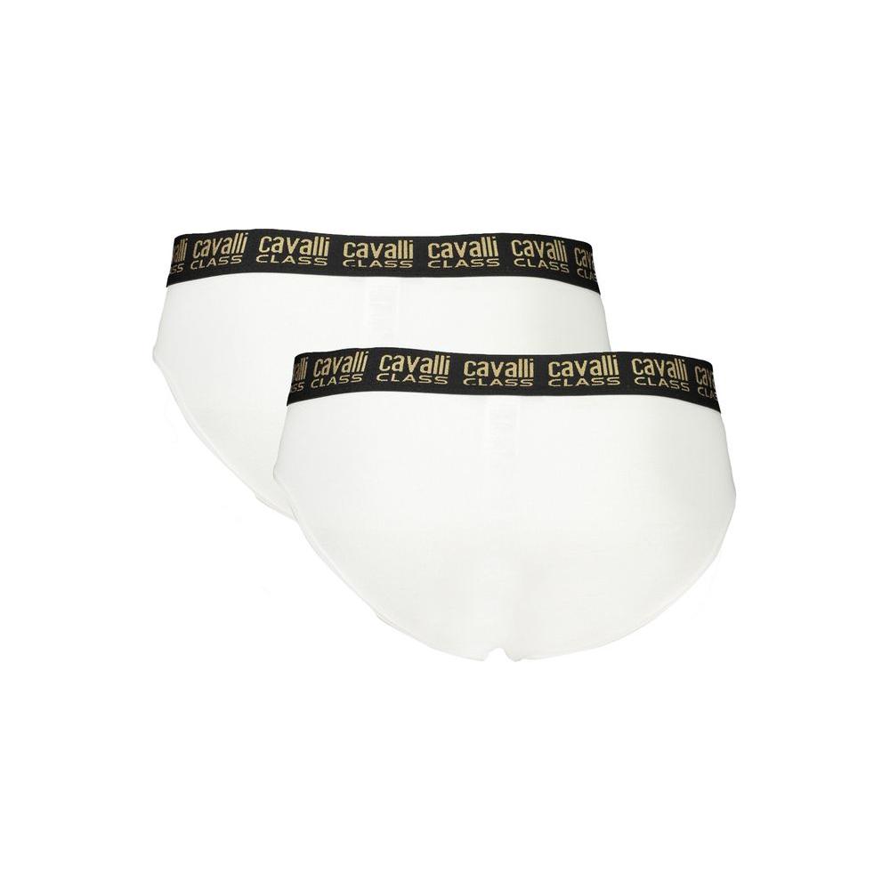 Cavalli Class White Cotton Men Underwear