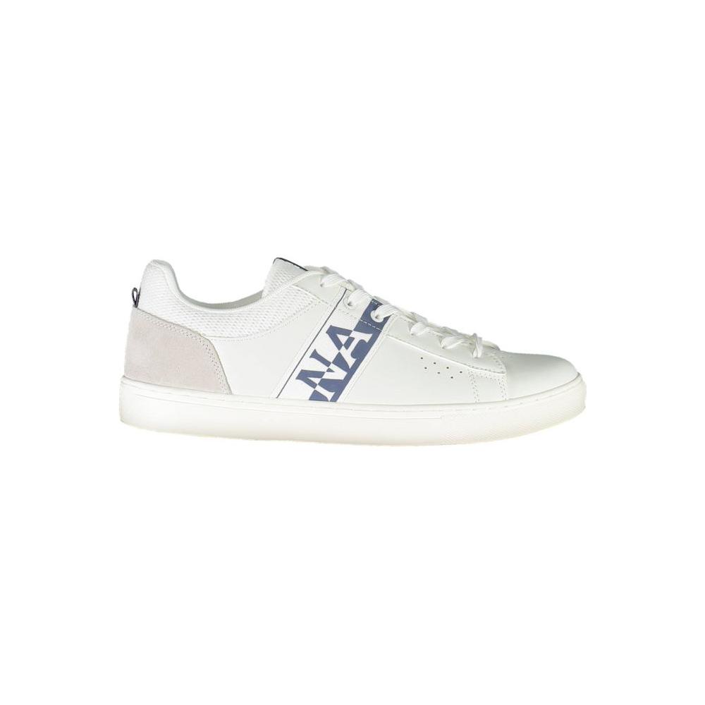 Napapijri White Leather Men Sneaker