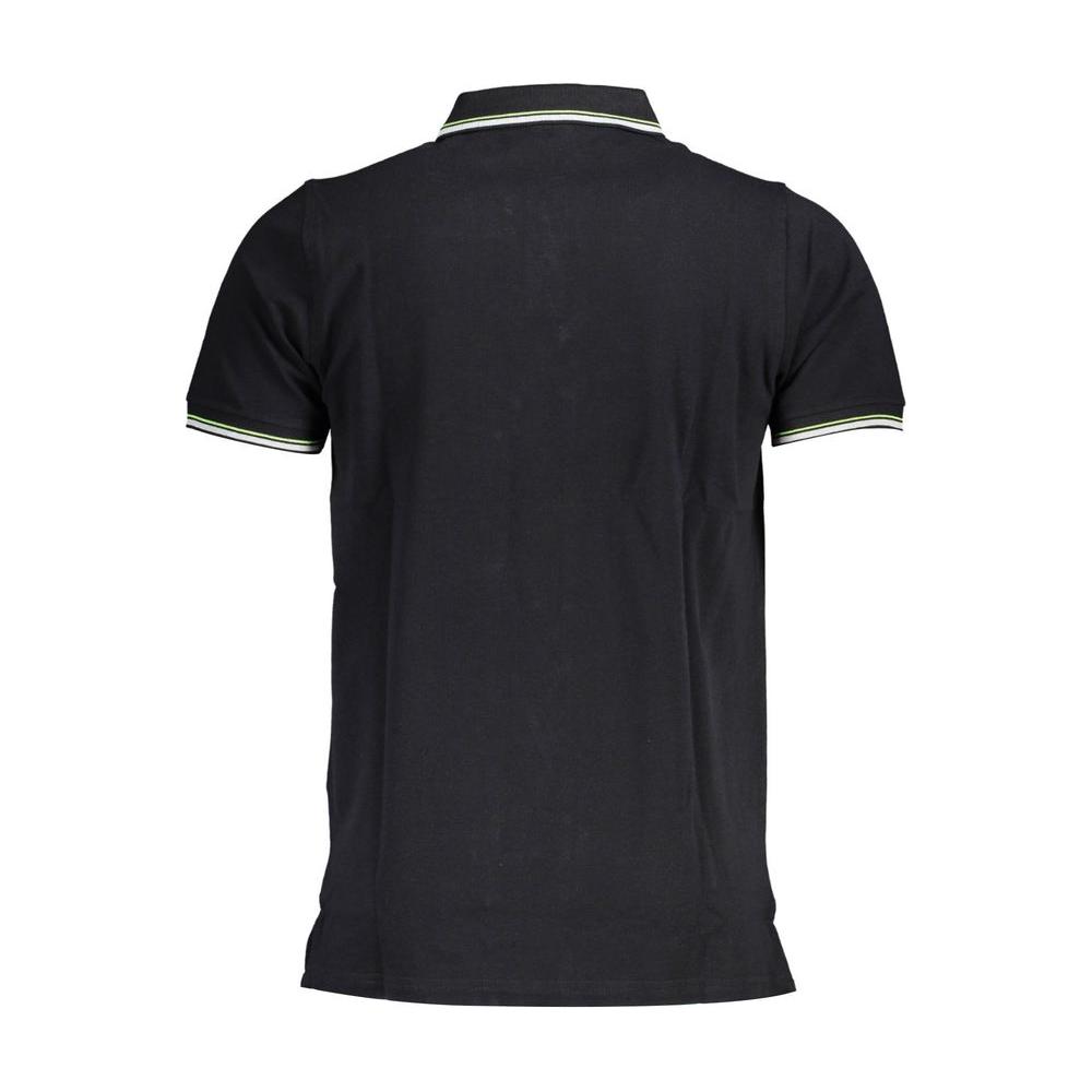 Norway 1963 Black Cotton Men Polo Shirt