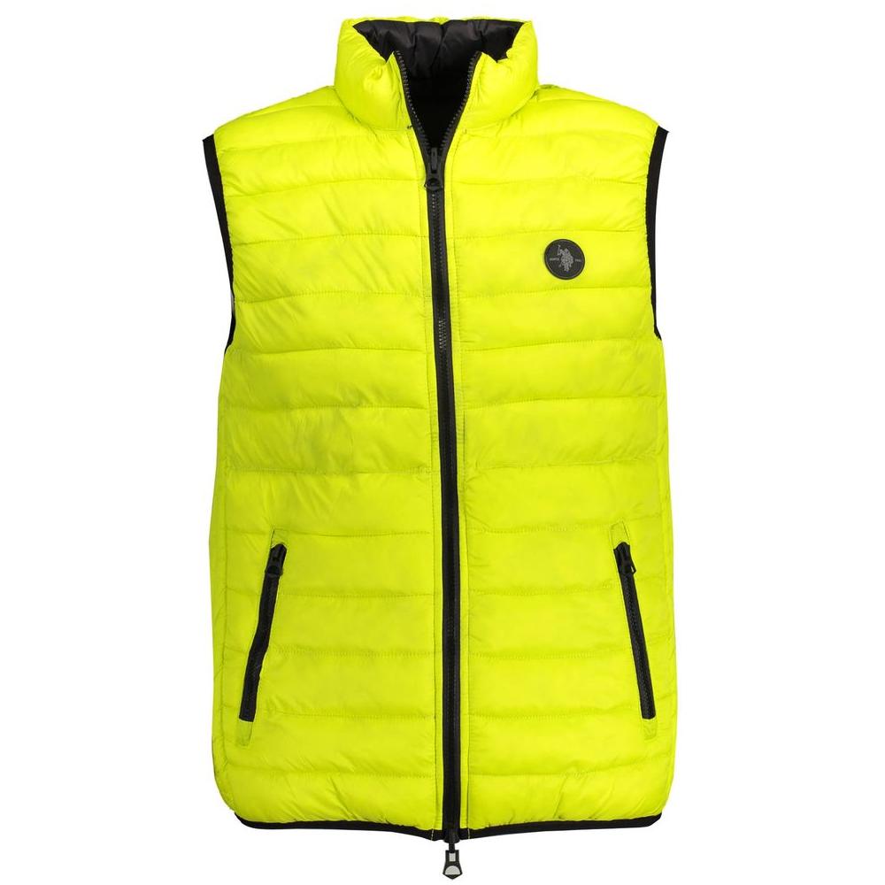 U.S. POLO ASSN. Yellow Nylon Men Jacket