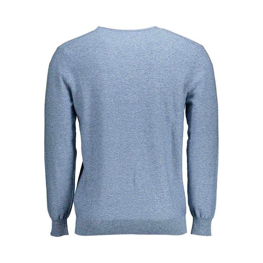 Gant Light Blue Cotton Men Sweater