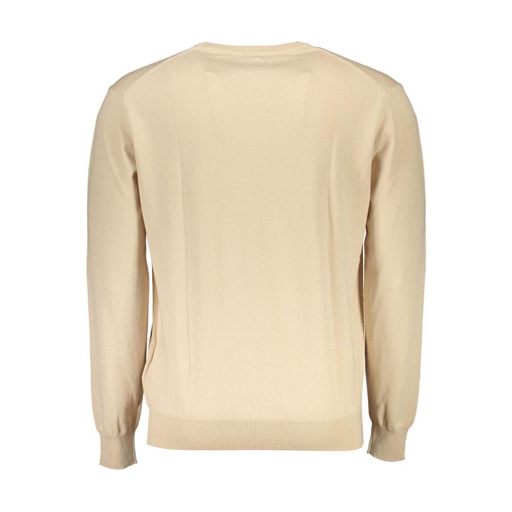 La Martina Beige Cotton Men Sweater