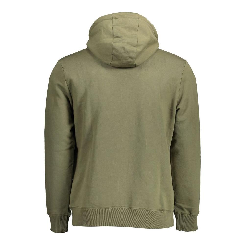 Napapijri Green Cotton Men Sweater