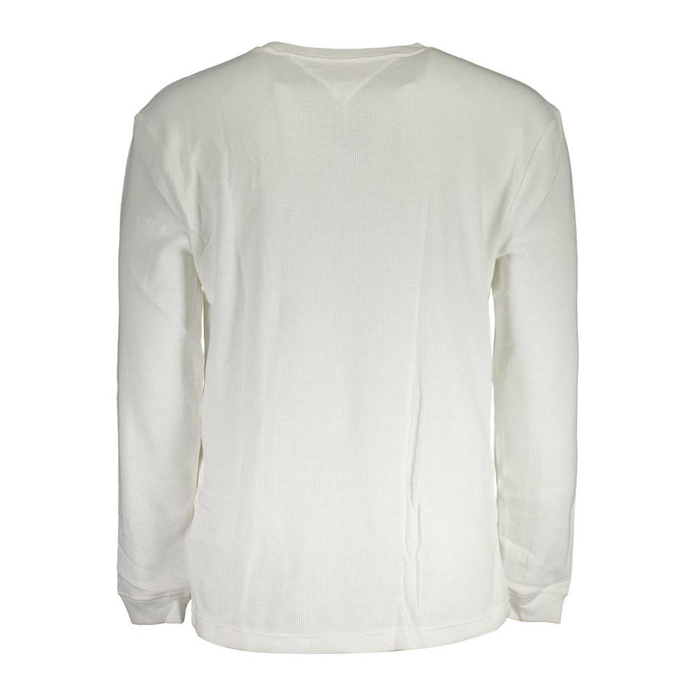 Tommy Hilfiger White Cotton Men Sweater