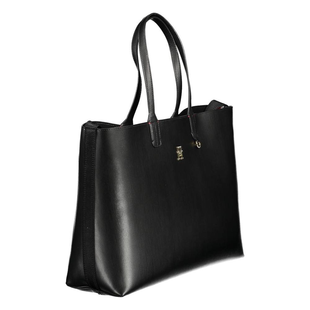 Tommy Hilfiger Black Polyethylene Women Handbag