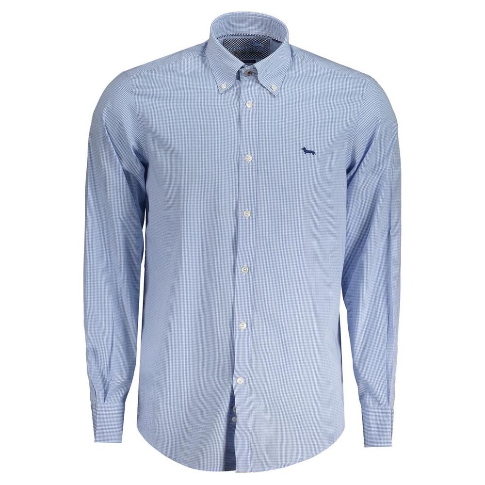 Harmont & Blaine Light Blue Cotton Men Shirt