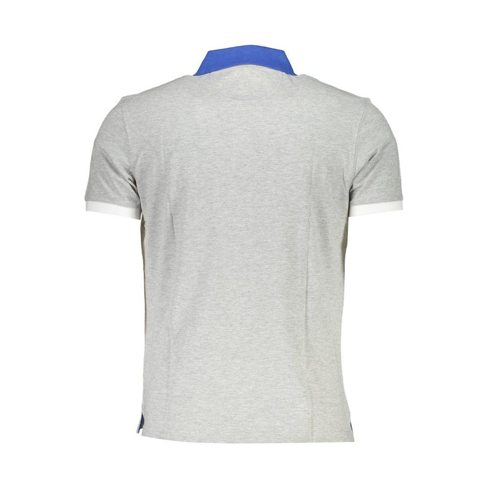 La Martina Brown Cotton Men Polo Shirt