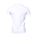 Dolce & Gabbana White Cotton Logo Patch Crew Neck T-shirt