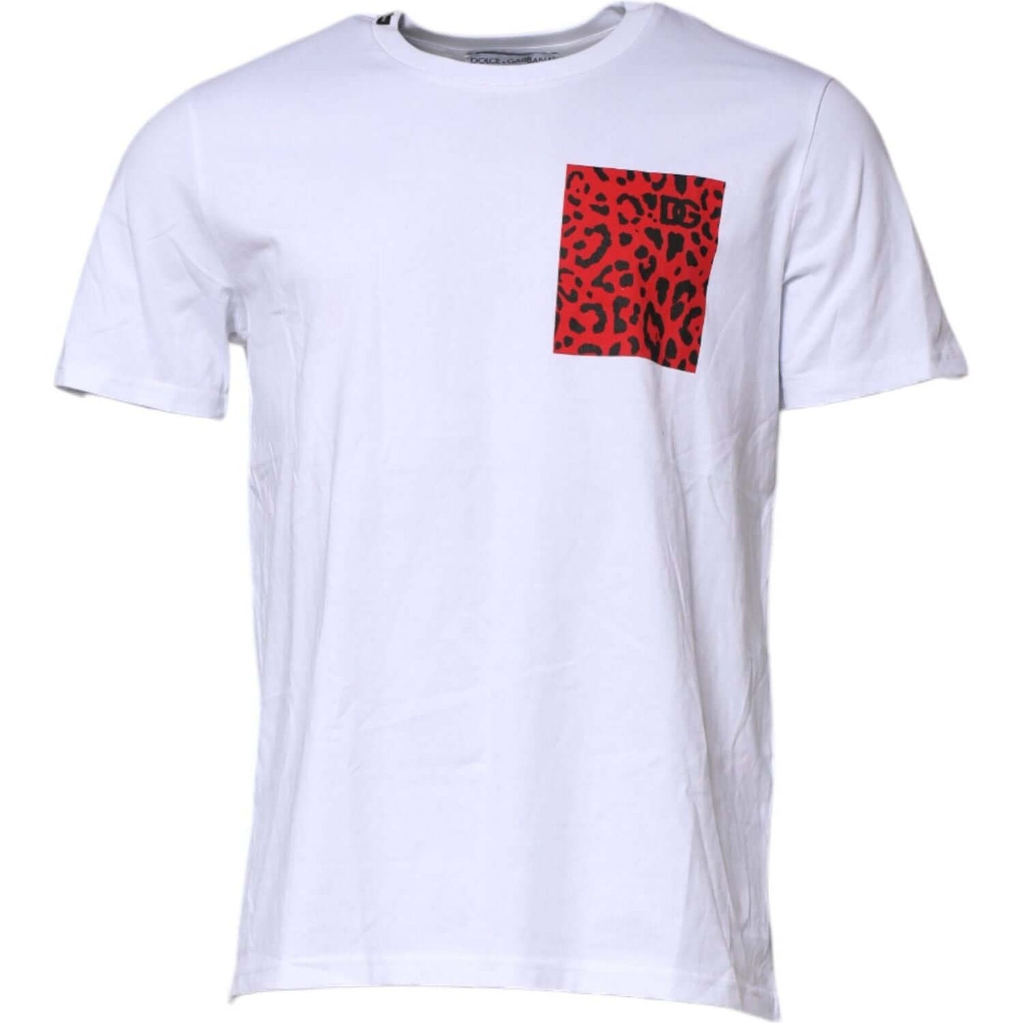 Dolce & Gabbana White Cotton Short Sleeves Crew Neck T-shirt TSH90607-50