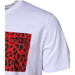 Dolce & Gabbana White Cotton Short Sleeves Crew Neck T-shirt TSH90607-50