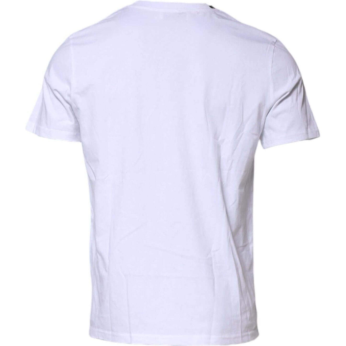 Dolce & Gabbana White Cotton Short Sleeves Crew Neck T-shirt TSH90607-50