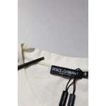 Dolce & Gabbana White Cotton Logo Bandana Print T-shirt TSH90613-44