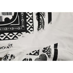 Dolce & Gabbana White Cotton Logo Bandana Print T-shirt TSH90613-44