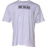 Dolce & Gabbana White Cotton Logo Print Crew Neck T-shirt TSH90616-52