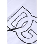 Dolce & Gabbana White DG Logo Print Short Sleeves T-shirt TSH90637-50